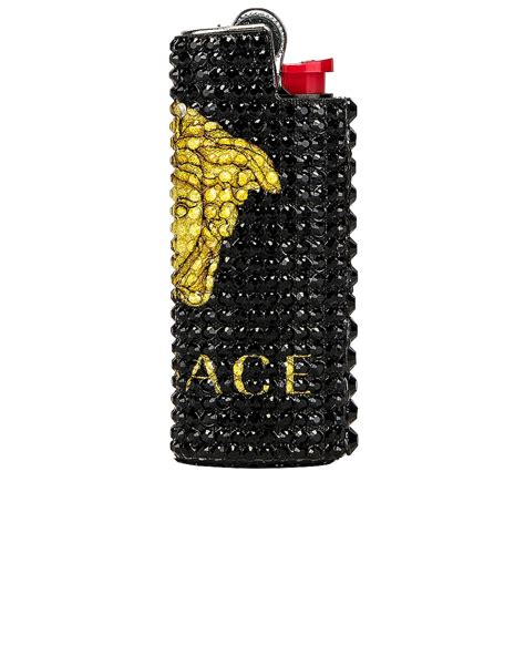 versace lighter|VERSACE Medusa Lighter in Nero & Oro .